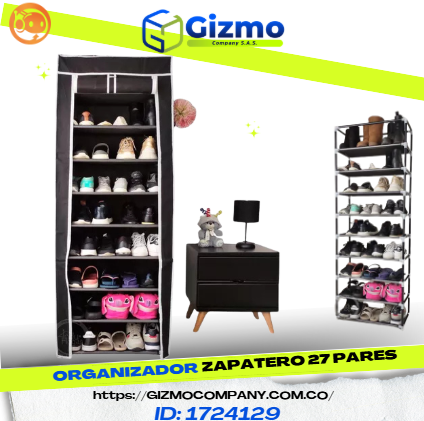 Miniatura 3 de Organizador Zapatero 27 Pares Tela